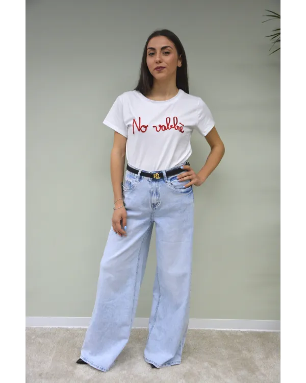 Jeans Donna Wide Leg – Lavaggio Chiaro