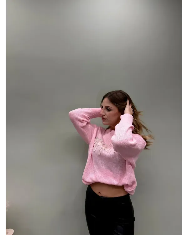 Maglioncino Rosa “Oggi No” Donna | AP17