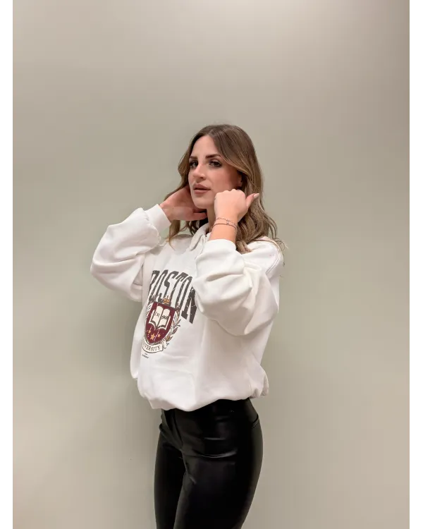 Felpa college “Boston University”