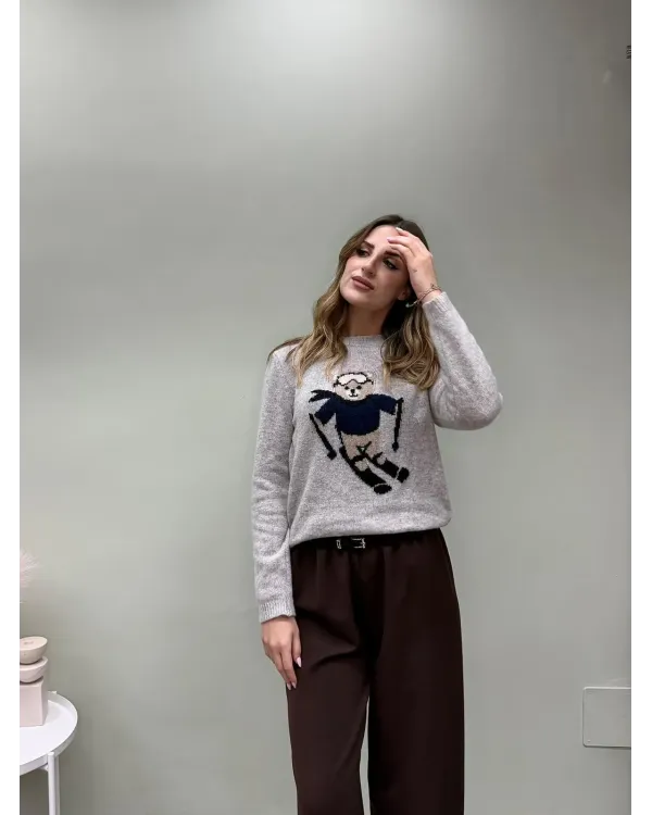 Maglioncino in Cashmere Donna con Fantasia | AP17